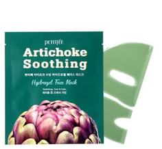 Освежающая гидрогелевая маска для лица с экстрактом артишока PETITFEE Artichoke Soothing Hydrogel Face Mask 32 г