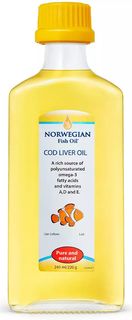 Norwegian Fish Oil Жир печени трески Омега 3 для младенцев 240мл.