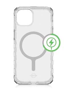 Чехол антибактериальный ITSKINS SUPREME CLEAR для iPhone 14 Plus ( 6.7"), белый/прозрачный, , шт