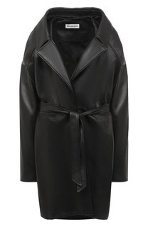 Кожаное пальто Balenciaga