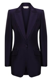 Шелковый жакет Alexander McQueen