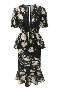 Платье из смеси хлопка и шелка Johanna Ortiz