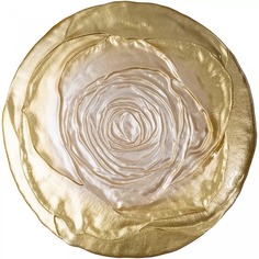 Тарелка Аксам Antique Rose Gold 28 см