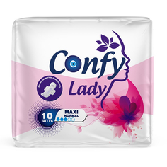 Прокладки Confy Lady гигиенические женские Maxi Normal 10 шт