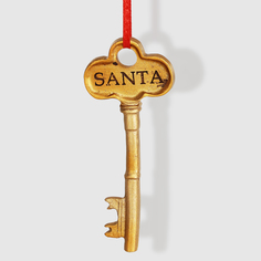 Подвеска Festive волшебный ключик золото 13 см