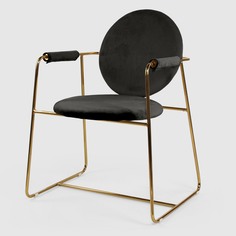 Стул City Furniture золотой с чёрным 66х57х83 см