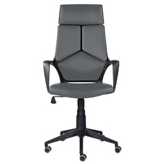 Кресла офисные кресло UTFC CH-710 АЙКЬЮ темно-серый экокожа/пластик