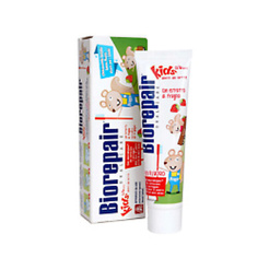 BIOREPAIR Kids Зубная паста с экстрактом земляники "Для детей с 0 до 6 лет"