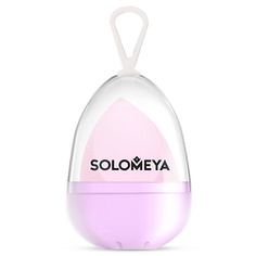 Аксессуары для макияжа SOLOMEYA Косметический спонж для макияжа со срезом лиловый Flat End blending sponge lilac