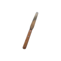 IGROBEAUTY Шпатель для депиляции металлический с деревянной ручкой