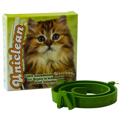 Ошейник против блох и клещей UNICLEAN Био ошейник от блох и клещей для кошек