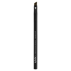 NYX Professional Makeup Профессиональная кисть для растушевки и коррекции формы бровей. PRO BRUSH - ANGLED 19