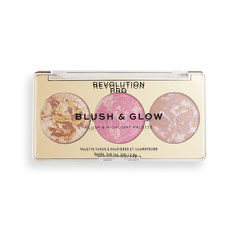 REVOLUTION PRO Румяна, бронзер и Хайлайтер 3 В 1 BLUSH & GLOW