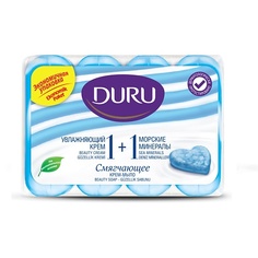 Туалетные мыла DURU Туалетное крем-мыло 1+1 Увлажняющий крем & Морские минералы 4