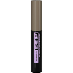 Для бровей MAYBELLINE NEW YORK Тушь для бровей "Express Brow Drama", щеточка-скульптор + цветной гель