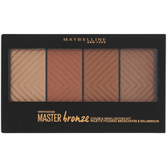 MAYBELLINE NEW YORK Бронзовая палетка для контурирования лица "Master Bronze"