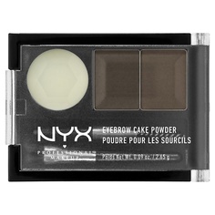 NYX Professional Makeup Тени для бровей. EYEBROW CAKE POWDER