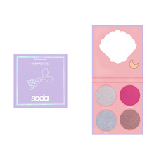 SODA EYESHADOW PALETTE #letsbemermaids Тени для век MERMAID EYES So.Da