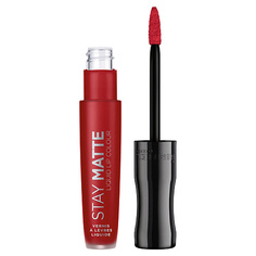 Блеск RIMMEL Жидкая матовая губная помада Stay Matte