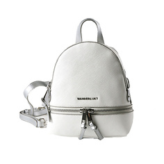 WANDERLUST Рюкзак Wanderlust Saffiano small белый