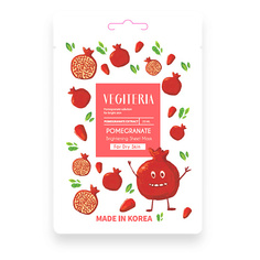 Уход за лицом VEGITERIA Тканевая маска "гранат" для сухой кожи