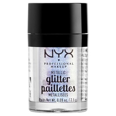 NYX Professional Makeup Глиттер для лица и тела. METALLIC GLITTER