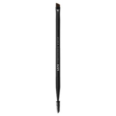 NYX Professional Makeup Профессиональная кисть для макияжа бровей двусторонняя Pro Brush - Dual Brow