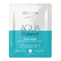 Уход за лицом BIOTHERM Тканевая маска для лица Увлажнение и Упругость Aqua Bounce Flash Mask