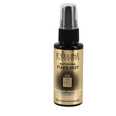 Праймеры для лица EVELINE Спрей-фиксатор макияжа MATTIFYING FIXER MIST FULL HD матирующий