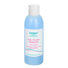 Жидкость для снятия лака DOMIX NAIL POLISH REMOVER WITH ACETONE Средство для снятия всех видов лака с ацетоном DGP 200.0