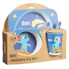 Посуда MORIKI DORIKI Набор детской посуды Tableware kid set Ruru