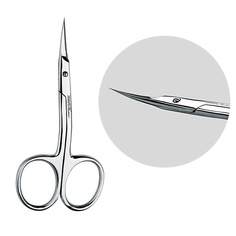 Аксессуары для маникюра MOZART HOUSE Ножницы для кутикулы 21 мм