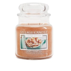 Ароматы для дома и аксессуары VILLAGE CANDLE Ароматическая свеча "Salted Caramel Latte", средняя