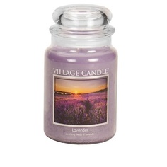 VILLAGE CANDLE Ароматическая свеча "Lavender", большая