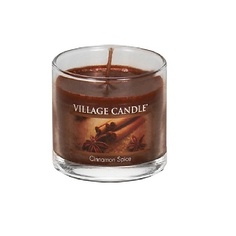 VILLAGE CANDLE Ароматическая свеча "Cinnamon Spice", стакан, маленькая