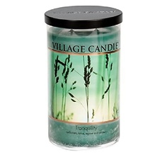 Ароматы для дома и аксессуары VILLAGE CANDLE Ароматическая свеча "Tranquility", стакан, большая