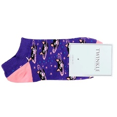 Носки и следки TWINKLE Носки женские, модель: CATS, цвет: фиолетовый