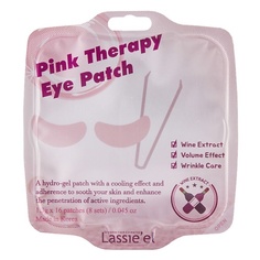 LASSIEEL Патчи для глаз гидрогелевые PINK THERAPY с экстрактом вина (против морщин) Lassie`El