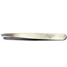 Аксессуары для маникюра ALEXANDER STYLE Пинцет 6139, серебристый, 9,5 см