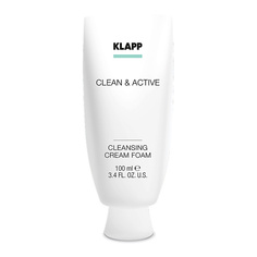 Мусс для умывания KLAPP COSMETICS Очищающая крем-пенка CLEAN&ACTIVE Cleansing Cream Foam 100.0