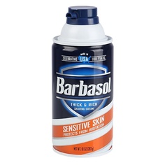 BARBASOL Крем-пена для бритья для чувствительной кожи Sensitive Skin Shaving Cream