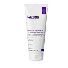 Молочко для снятия макияжа IVATHERM Очищающее молочко для чувствительной кожи лица и глаз Multi-performance 200
