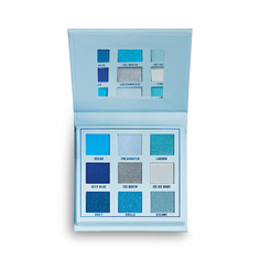 MAKEUP OBSESSION Палетка теней для век Ocean Blues, 8 оттенков