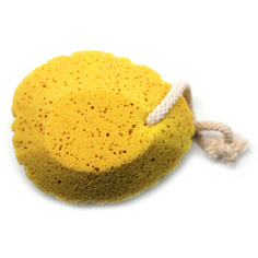 Губка для душа и ванны BASICARE Губка банная со шнуром