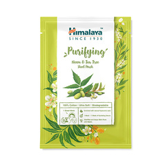 Уход за лицом HIMALAYA SINCE 1930 Тканевая очищающая маска с нимом и экстрактом чайного дерева