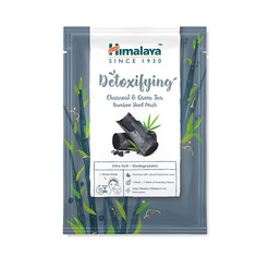 Уход за лицом HIMALAYA SINCE 1930 Маска тканевая Детокс с углём и зелёным чаем