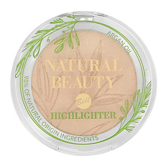 BELL Хайлайтер NATURAL BEAUTY NATURAL BEAUTY HIGHLIGHTER тон pure light для лица и тела 98% натуральных ингредиентов