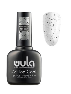 Верхнее покрытие для гель-лаков WULA NAILSOUL Wula nailsoul UV Верхнее покрытие с эффектом Granite Top Coat 10мл