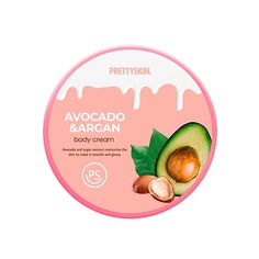 Крем для лица PRETTY SKIN Питательный крем для тела с экстрактом авокадо и аргановым маслом 300