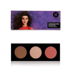 Хайлайтеры SUGAR Палетка для макияжа Contour De Force